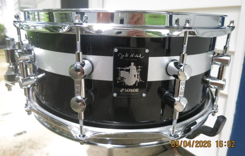 Sonor SSD 14x6.25 JN SDW Jost Nickel Signature 14x6.5" Beech Snare Drum 2020 - Present - High Gloss Piano Black