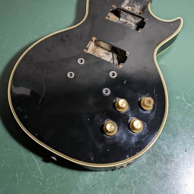 Greco Les Paul Custom Body 70s Matsumoku Made in Japan Black Beauty image 3