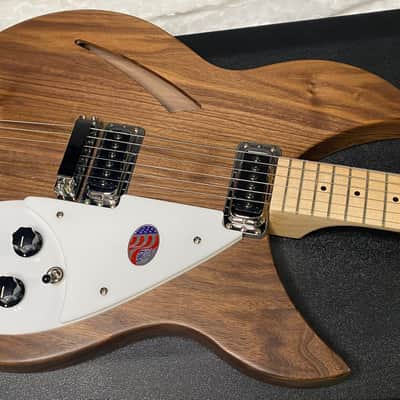 NEW! Rickenbacker 330W Walnut - Semi Hollow Electric Guitar - Authorized Dealer - 7.1 lbs - G07464 image 1