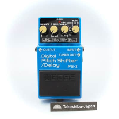 Boss PS-2 Digital Pitch Shifter Delay 1991 Made in Japan Guitar Effect Pedal DC99933