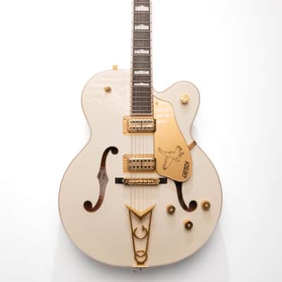 1990 Gretsch White Falcon 3136 1957 John Frusciante Cadillac Tailpeice image 5