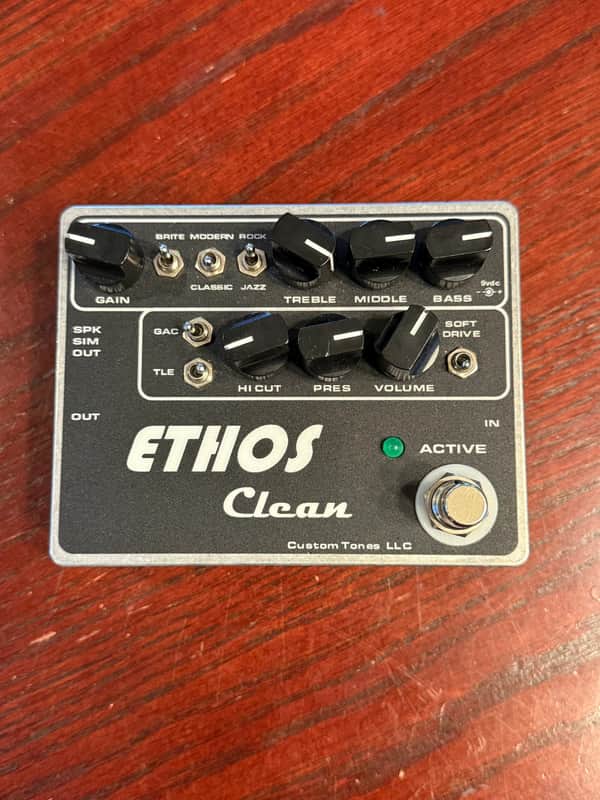 Custom Tones Ethos Clean Preamp 2010s - Black image 1