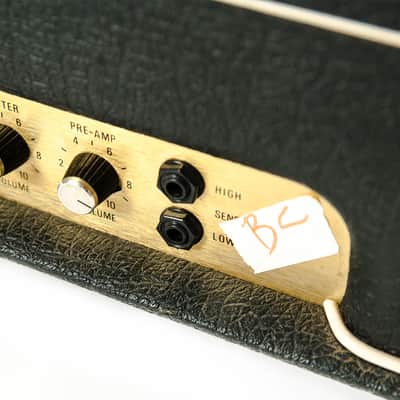 Marshall 2204 Master Model 50W MkII Lead 1980s Black Tolex owned by Billy Corgan image 3