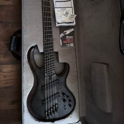 Ibanez BTB805MS-TGF Bass Workshop 2022 - Present - Transparent Gray Flat image 1