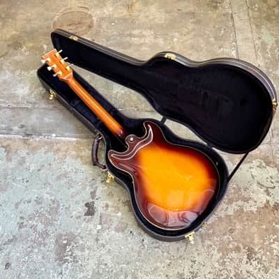 Yamaha SA-2000 Semi-Hollow 1977 - 1979 - Brown Sunburst original vintage MIJ Japan es335 image 8