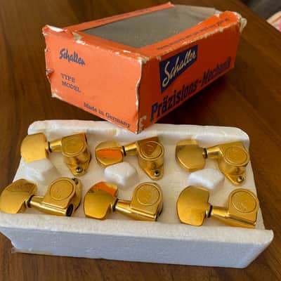1970s/1980s Schaller M6 Gold Tuners 3x3 West Germany image 2