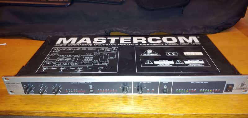 BEHRINGER MDX 4000 マルチバンドコンプレッサー Behringer MDX 4000 Mastercom mid 90s - Silver Black | Reverb