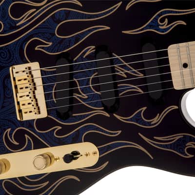 FENDER - James Burton Telecaster  Maple Fingerboard  Blue Paisley Flames - 0108602888 image 3