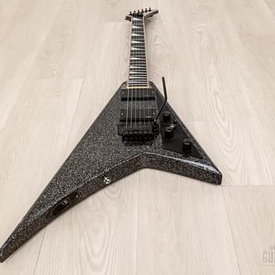 1994 Jackson USA Randy Rhoads RR1 Flying V Holoflake w/ EMG, Case image 10