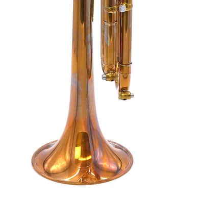 Carol Brass Custom Bronze 4440L-PSM Trumpet in Amber Lacquer image 3