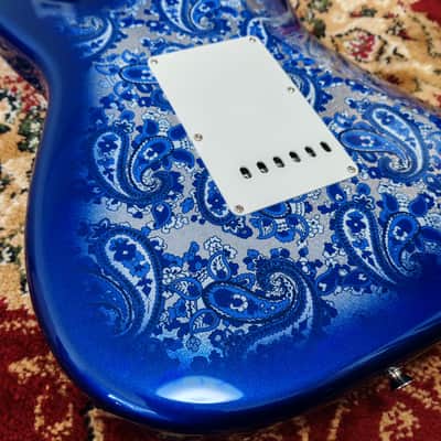 *NEW IN BOX* 2026 Fender Japan Limited Edition Indigo Paisley Stratocaster, Fender Flagship Tokyo Store Exclusive Color, MIJ JD26 image 20