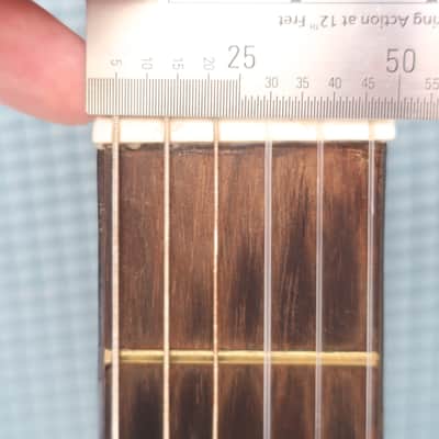 Vintage 1960-70s Kay Classical Acoustic Natural Guitar Clean Harmony Rare Jumbo Shape ?! A Jumbo Classical! Well Made Heavy Thick Tortoise Double Binding image 14