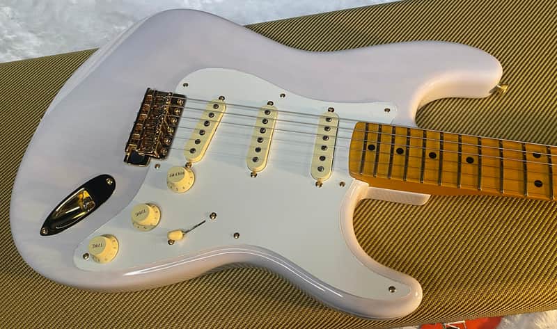 NEW! Fender American Vintage II 1957 Stratocaster - White Blonde Ash - AAA Flamed Maple Neck - Gold Hardware - Authorized Dealer - 8.1lbs - G06569 image 1