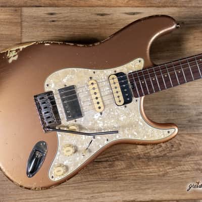 Shabat Lynx HSH Alder S-Style w/ Flame Roasted Maple & RW – Rose Gold image 9