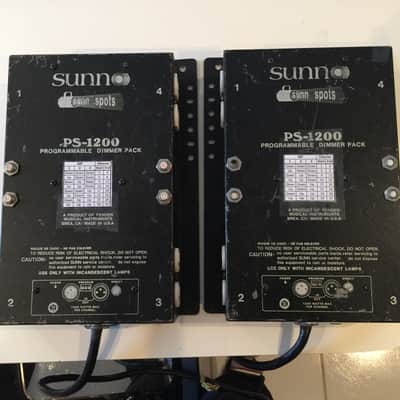 Sunn Fender PLC 816 + 2x PS-1200 1980 Black image 3