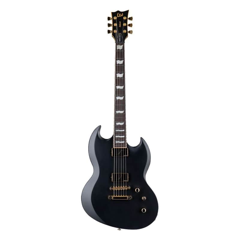 ESP LTD VIPER-1000 6-String Right-Handed Electric Guitar with Mahogany Body, 3Pc Mahogany Neck, and Macassar Ebony Fingerboard (Vintage Black) image 1
