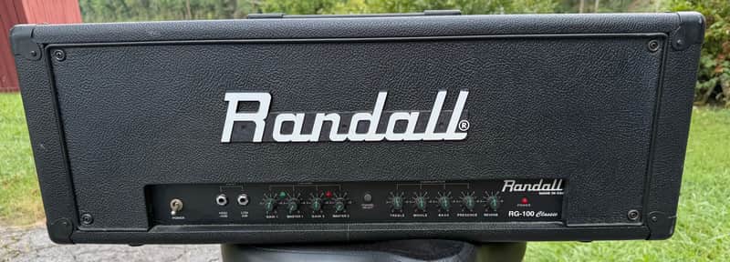 1998 Randall RG-100HB Classic 100 Watt Solid State Guitar Amp Head Dimebag Darrell Dime Pantera