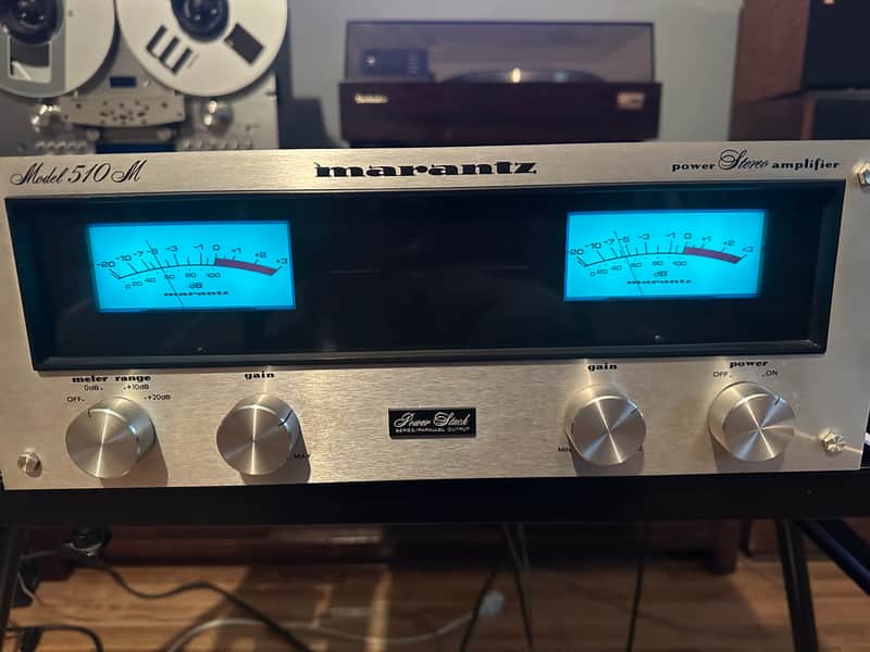 Marantz 510M Power Amplifier 1970’s - Silver