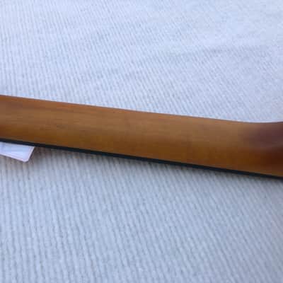 Tiger Maple Top Resonator Dobro Guitar DIY Project, Rosewood Fingerboard Neck image 6
