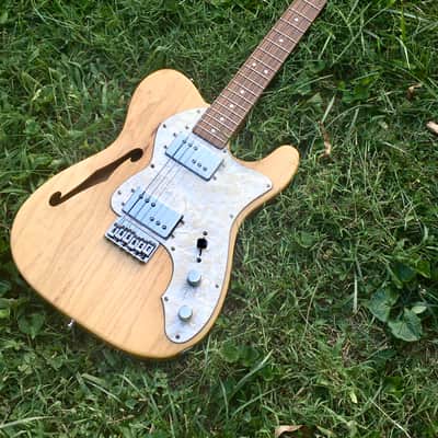 Vintage 1996 Fender Thinline Telecaster Natural Semi Hollow Custom Build NOS Relic Wide Ranges Featherweight 6.1 lb image 16