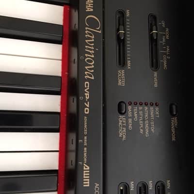 YAMAHA CLAVINOVA CVP-70 LATE 80'S TO EARLY 90'S EBONY EXCELLENT PURCHASED NEW ONE OWNER RARELY PLAY image 20