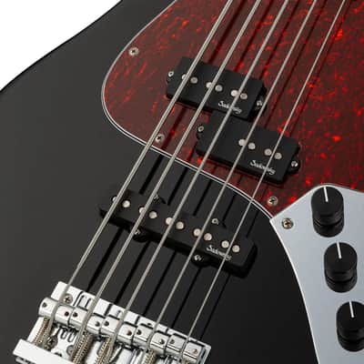 Sadowsky MetroLine 21-Fret Vintage P/J Bass-Red Alder Body-5 String-'59 Burst Transparent High Polish image 4