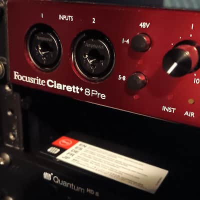 Focusrite Clarett+ 8Pre USB-C Audio Interface 2021 - Present - Red image 4