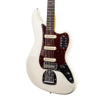 Fender Custom Shop Bass VI Deluxe Closet Classic - Aged Olympic White (737) image 5