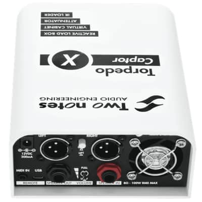 Two Notes Captor X 8 ohm Reactive Load Direct DI Box Speaker Simulator Cab Sim & Attenuator image 4