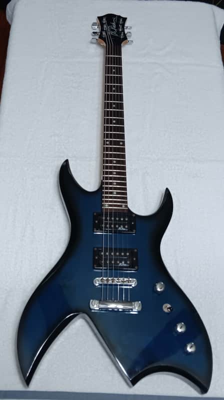 BC Rich  Bich Platinum Series Electric Guitar  - Transparent Blue image 1
