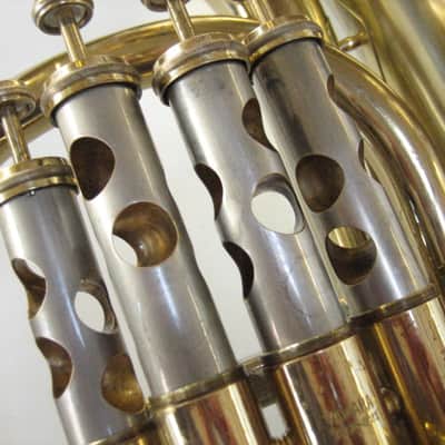 Good Yamaha YBB-321 BBb Concert Tuba, No Dents, Good Valves, w/Case image 8