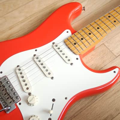 1983 Fender Stratocaster '57 Reissue Fullerton American Vintage Fiesta Red w/ohc, Hangtags image 7