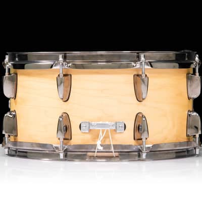 Used Yamaha Steve Jordan 13x6.5 Maple Sig Snare Made in Japan. w/ Case image 6