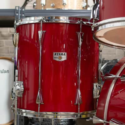 1980s Tama Granstar II Firestorm Red Drum Kit image 2