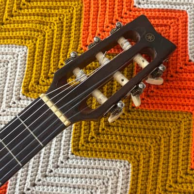 Yamaha Mini Travel Guitar - 1970’s Super Vibey Travel Guitar! - Great Tiny Guitar! - image 2