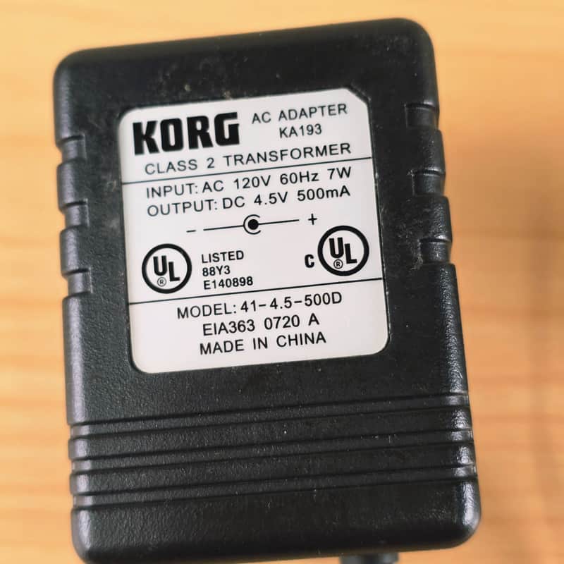 57% OFF Genuine Korg Power Adapter - $11.53!