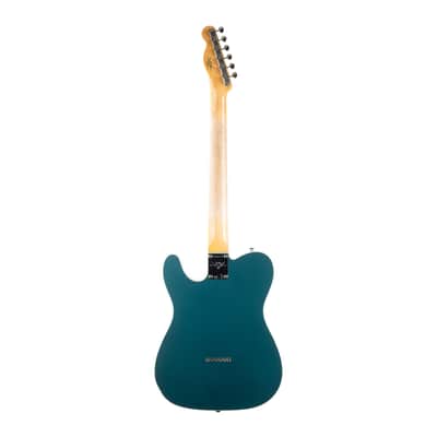 Used Fender Custom Shop Custom Double Esquire DLX CC - Aged Ocean Turquoise image 4