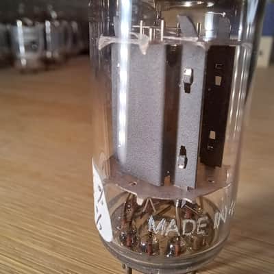 Perfect NOS early TELEFUNKEN ecc83 12ax7 long SMOOTH plate, 1 hole on plate,super strong perfectly balanced preamp tube. image 4