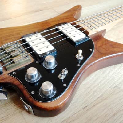 1970s Bunker Pro-Bass Vintage Electric Bass Guitar Pro Line Dimarzio w/ hsc image 7