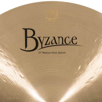 Meinl Byzance Traditional Medium Hi Hat Cymbals 15" image 7