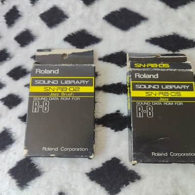 Roland SN-R8-02  and 05 Jazz Brush 1990s - Black image 1