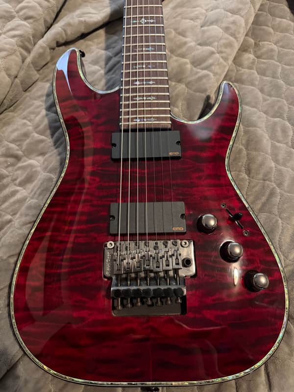 Schecter Hellraiser C-7 FR 2011 - Present - Black Cherry image 1