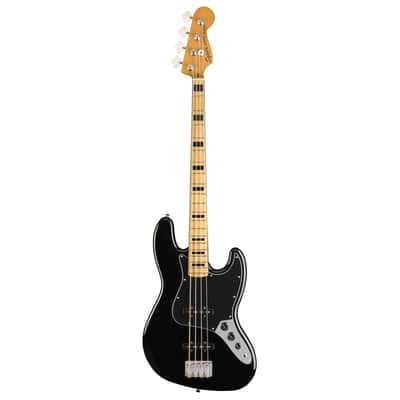 Squier Classic Vibe '70s Jazz Bass (Black) - 4-String Electric Bass image 1