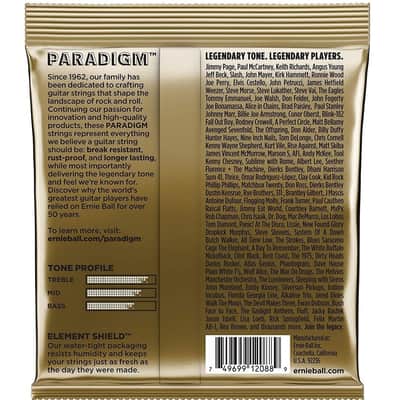 Ernie Ball Paradigm Light 80/20 Bronze Acoustic Guitar Strings, .011-.052 image 2