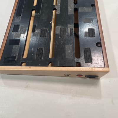 Oak/Mahogany Custom Wood Pedalboard image 1
