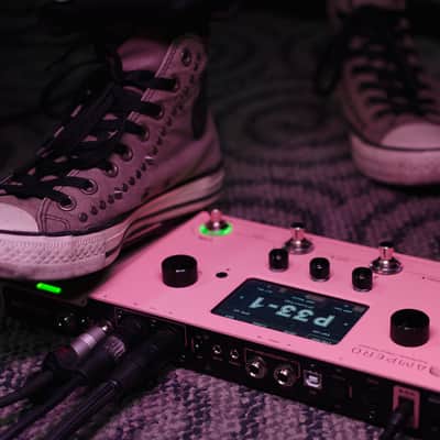 Hotone Ampero Guitar Bass Amp Modeling IR Cabinets Simulation Multi Language Multi-Effects(PINK)(U.S. domestic inventory) image 7