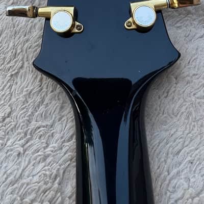 Aria Pro II TA Black ‘N’ Gold Vintage Semi-Hollow Electric Guitar, Early 1980s, Made in Japan image 10