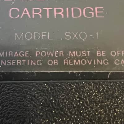 Immagine Ensoniq SXQ-1 sequencer expander cartridge 80s - 8