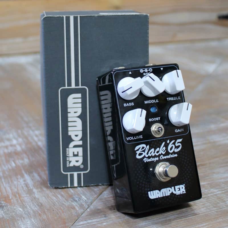 Used Wampler Black '65 Vintage Overdrive Effect Pedal with Box image 1