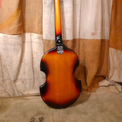 Ibanez Violin Style Bass Guitar 1960's Sunburst image 8